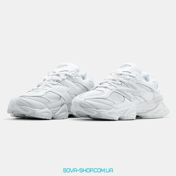 Чоловічі та жіночі кросівки New Balance 9060 Full White фото