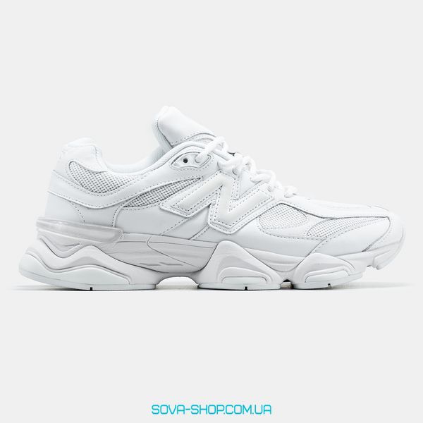 Мужские и женские кроссовки New Balance 9060 Full White фото