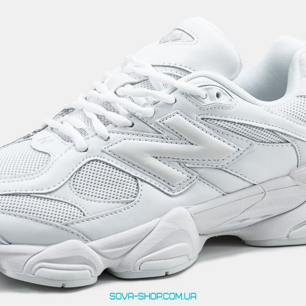 Чоловічі та жіночі кросівки New Balance 9060 Full White фото