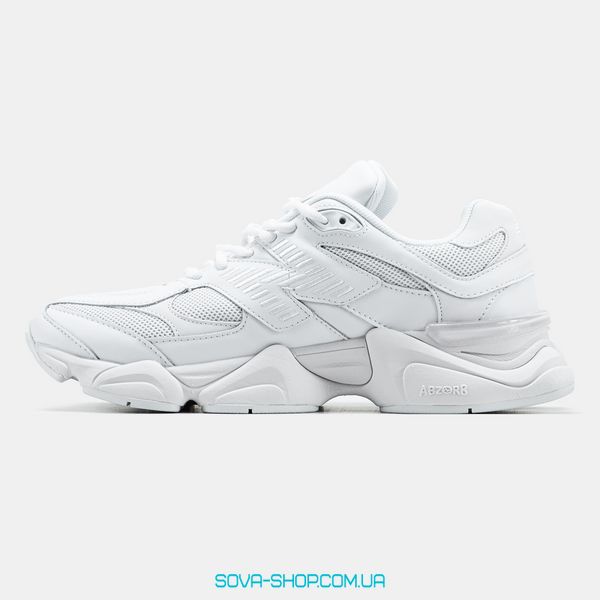 Чоловічі та жіночі кросівки New Balance 9060 Full White фото