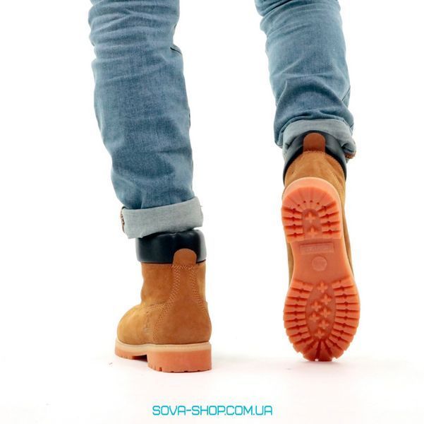 Зимові жіночі ботинки (Вовняне хутро) Timberland CLASSIC PREMIUM NUBUCK WATERPROOF Jinger фото