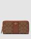 Гаманець Coach Round Fastener Long Wallet Signature Ginger Premium re-126796 фото 4
