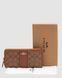 Гаманець Coach Round Fastener Long Wallet Signature Ginger Premium re-126796 фото 1