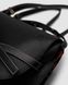 Женская сумка Loewe Gate Small leather and Jacquard Shoulder Bag Black Premium re-11467 фото 4