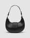 Женская сумка Miu Miu Leather Hobo Bag Black/Black Premium re-11778 фото 2