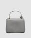 Жіноча сумка Balenciaga Rodeo Mini Grey/Gold Premium re-127812 фото 2