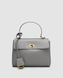 Жіноча сумка Balenciaga Rodeo Mini Grey/Gold Premium re-127812 фото 1