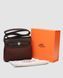 Жіноча сумка Hermes Herbag Zip 20 Bag Dark Brown Premium re-127949 фото 1
