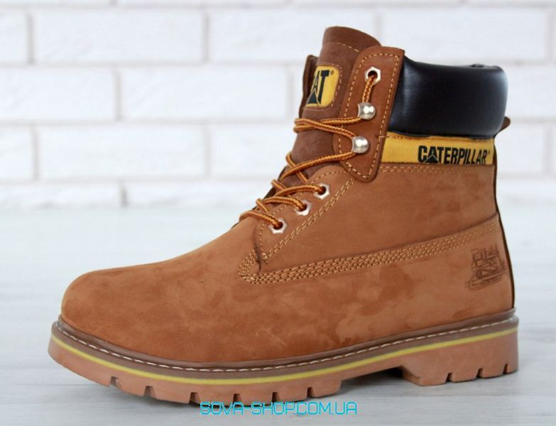 Мужские зимние ботинки CATERPILLAR CLASSIC PREMIUM NUBUCK (С МЕХОМ) фото