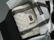 Жіноча сумка Chanel 1.55 Reissue Double Flap Leather Bag White/Black Premium re-11172 фото 2
