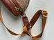 Жіноча бананка Coach Leather Signature Belt Bag, Tan/Rust Premium re-11859 фото 9