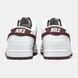 Чоловічі та жіночі баскетбольні кросівки Nike Dunk Low White Night Maroon re-9528 фото 5