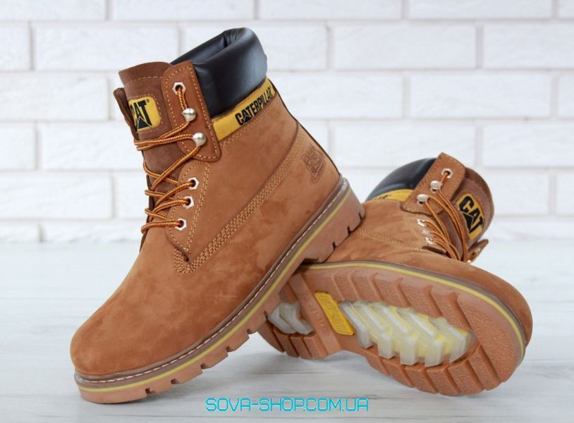 Мужские зимние ботинки CATERPILLAR CLASSIC PREMIUM NUBUCK (С МЕХОМ) фото