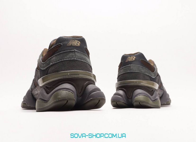 Мужские и женские кроссовки New Balance 9060 Grey Brown фото