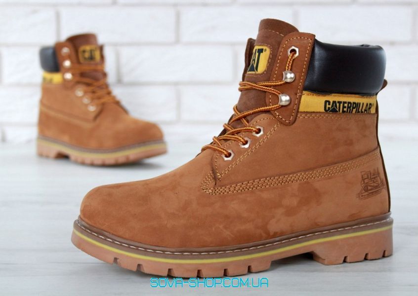 Мужские зимние ботинки CATERPILLAR CLASSIC PREMIUM NUBUCK (С МЕХОМ) фото