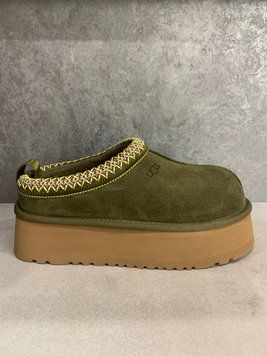 Жіночі зимові ботинки UGG Tazz Slipper Platform &laquo;Burnt Olive&raquo; PREMIUM фото