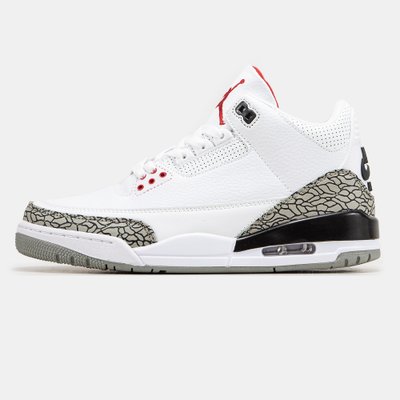 Чоловічі баскетбольні кросівки Nike Air Jordan 3 White Cement фото
