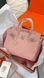 Жіноча сумка Hermes Birkin 30 Pink Silver Hardware Premium re-129522 фото 4