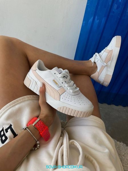 Жіночі кросівки Puma CALI WHITE / PINK 2.0 фото