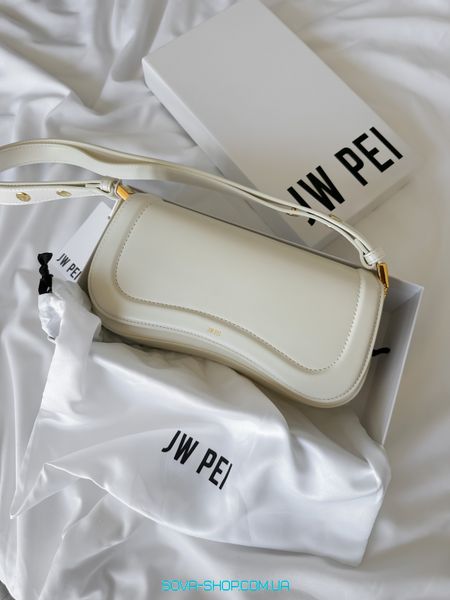 Жіноча сумка JW PEI Joy Shoulder Bag Cream - оригінал фото