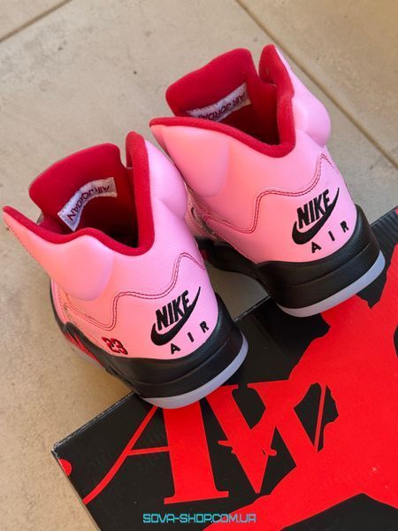 Жіночі баскетбольні кросівки AWAKE NY x Air Jordan 5 Retro &lsquo;Boro - Arctic Pink&rsquo; фото