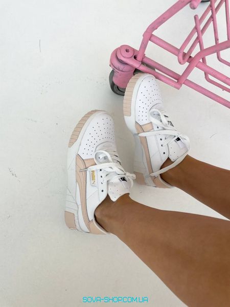 Жіночі кросівки Puma CALI WHITE / PINK 2.0 фото