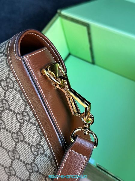 Жіноча сумка Gucci Horsebit 1955 Mini Bag Premium фото