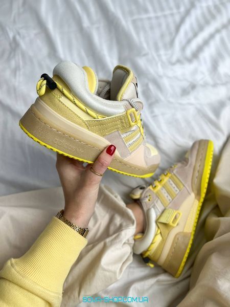 Жіночі кросівки Adidas Forum x Bad Bunny "Yellow" Premium фото