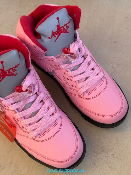 Жіночі баскетбольні кросівки AWAKE NY x Air Jordan 5 Retro &lsquo;Boro - Arctic Pink&rsquo; фото