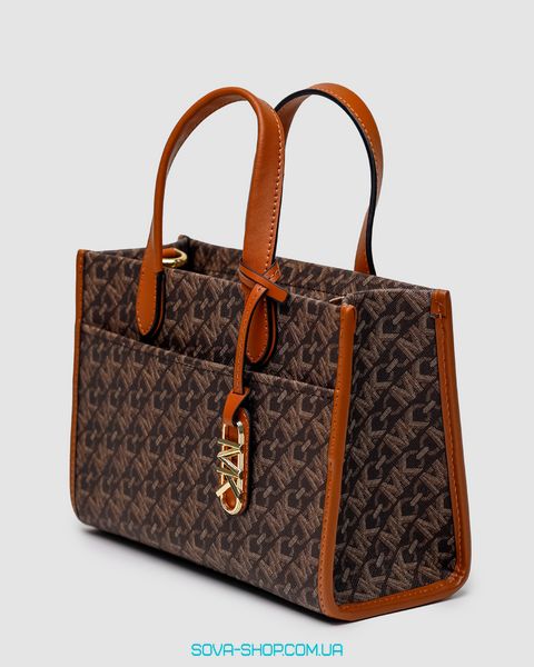 Жіноча сумка Michael Kors GIGI LG Grab Tote Brown Premium фото