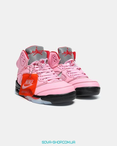Жіночі баскетбольні кросівки AWAKE NY x Air Jordan 5 Retro &lsquo;Boro - Arctic Pink&rsquo; фото