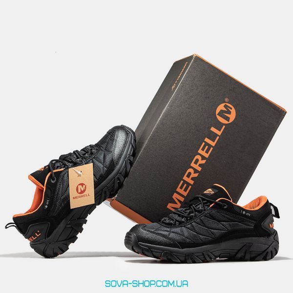 Чоловічі кросівки Merrell Ice Cap Moc Black Orange фото