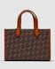 Жіноча сумка Michael Kors GIGI LG Grab Tote Brown Premium re-11605 фото 4