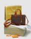 Женская сумка Michael Kors GIGI LG Grab Tote Brown Premium re-11605 фото 1