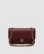 Жіноча сумка Chanel Classic 2.55 Medium Double Flap in Burgundy/Gold Premium re-126879 фото 4