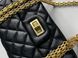 Жіноча сумка Chanel 1.55 Reissue Double Flap Leather Bag Black/Gold Premium re-11173 фото 6