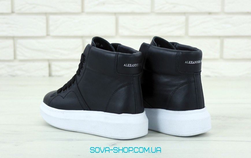 Жіночі кросівки Oversized Sneakers Black|White HI Alexander McQueen фото