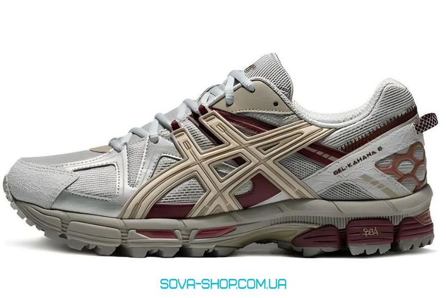 Мужские кроссовки Asics Gel-Kahana 8 "Grey Burgundy" фото