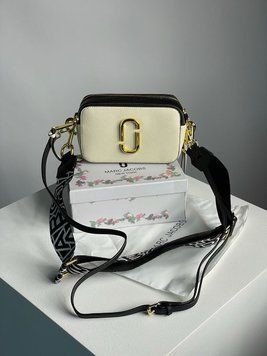 Жіноча сумка Marc Jacobs The Snapshot Beige Premium фото