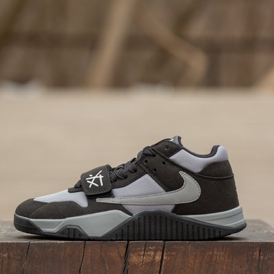 Чоловічі кросівки Nike Air Jordan x Travis Scott Cut The Check Black Black Grey фото