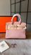 Жіноча сумка Hermes Birkin 30 Pink Gold Hardware Premium re-129523 фото 2