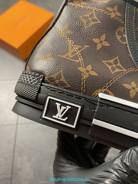 Жіночі кеди Louis Vuitton B23 Brown Black фото