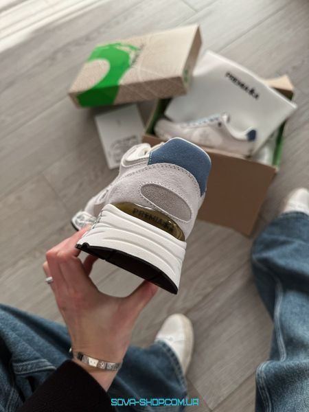 Чоловічі кросівки Premiata Lander White Blue Premium фото