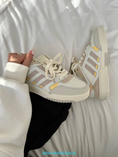 Женские кроссовки Adidas Drop Step Beige Yellow фото