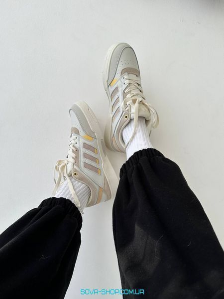 Женские кроссовки Adidas Drop Step Beige Yellow фото
