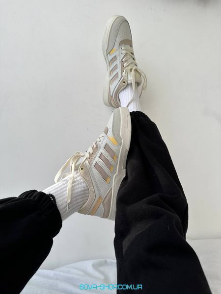 Женские кроссовки Adidas Drop Step Beige Yellow фото