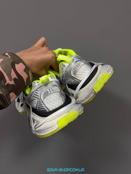 Жіночі кросівки Balenciaga 3XL Extreme Laces Acid / Silver фото