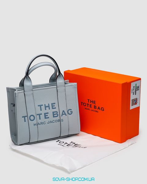 Жіноча сумка Marc Jacobs The Leather Small Tote Bag Blue Premium фото