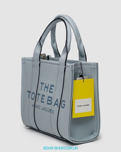 Жіноча сумка Marc Jacobs The Leather Small Tote Bag Blue Premium фото