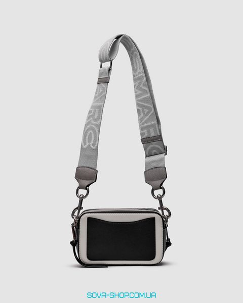 Женская сумка Marc Jacobs The Snapshot Metallic White Premium фото